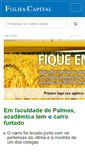 Mobile Screenshot of folhacapital.com.br